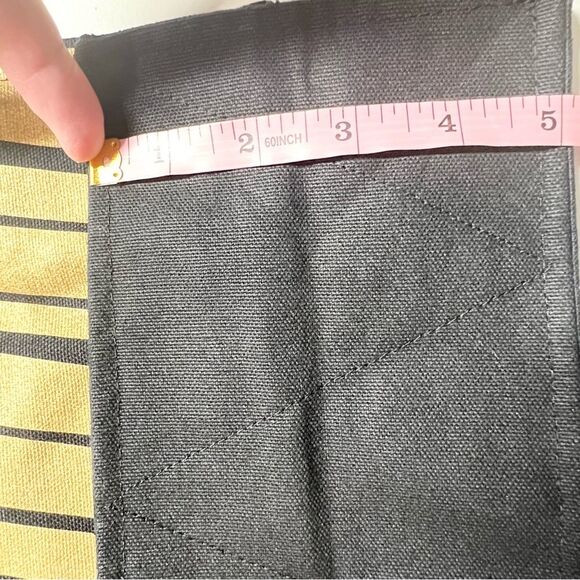 Barnes & Noble Canvas Tote Gold Print Reusable - Picture 9 of 10